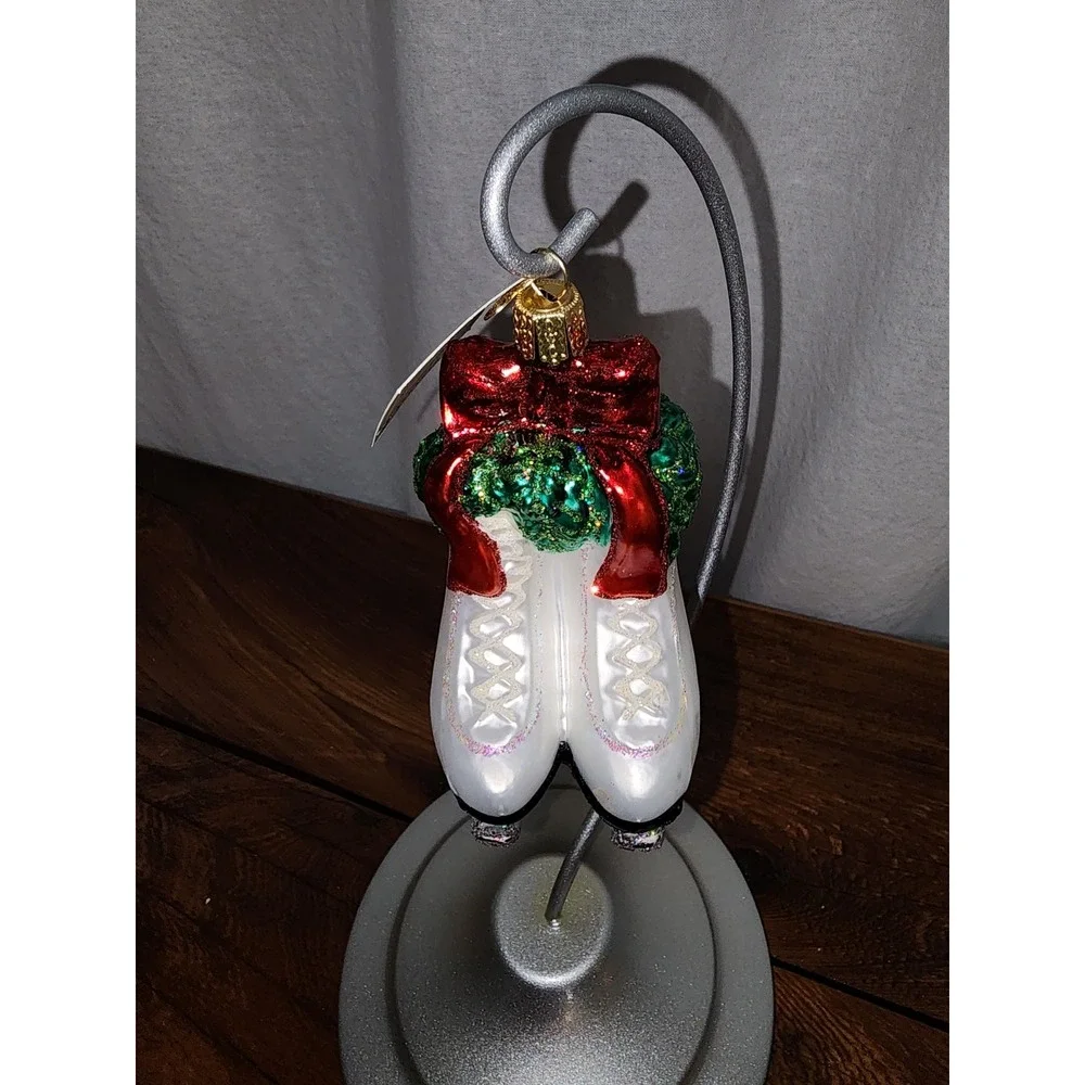 NEW Old World Christmas Ice Skates Ornament Merck‎ Family